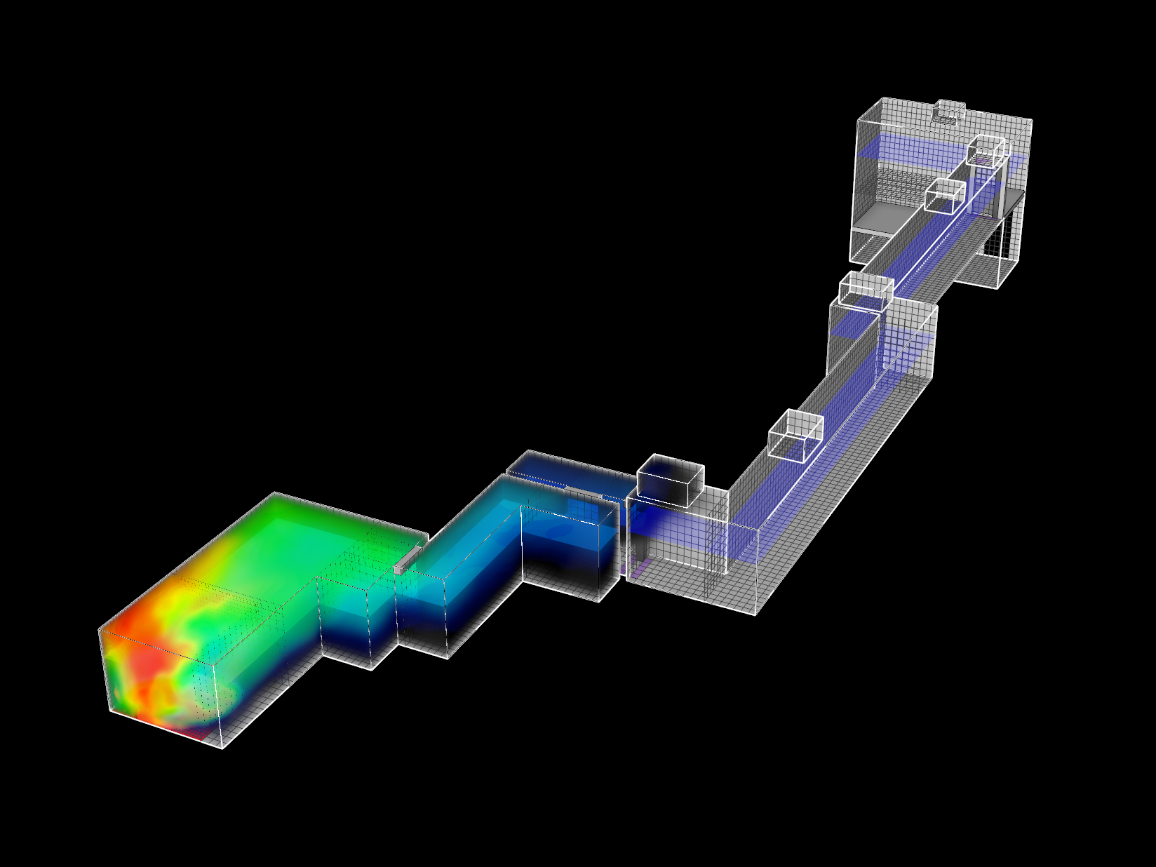 Fire Engineered Residential Natural Smoke Ventilation System. This project involved a comprehensive fire engineering assessment using Computational Fluid Dynamics to evaluate an enhanced natural ventilation strategy.